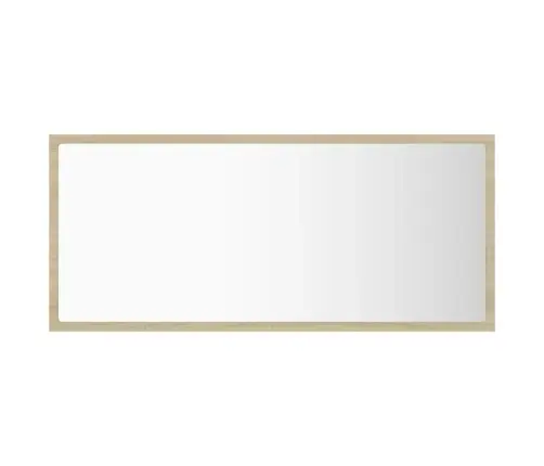 Vannasistabas Spogulis, Led, Ozolkoka Krāsā, 90X8,5X37, Akrils Vidaxl