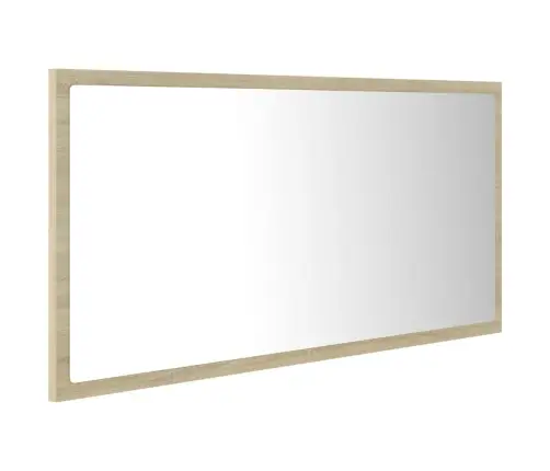 Vannasistabas Spogulis, Led, Ozolkoka Krāsā, 90X8,5X37, Akrils Vidaxl