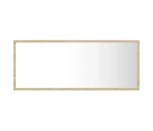 Vannasistabas Spogulis, Led, Ozolkoka Krāsā, 100X8,5X37, Akrils Vidaxl