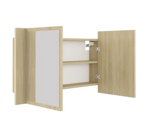 Led-Peeglikapp Sonoma Tamm 80X12X45 cm Akrüül