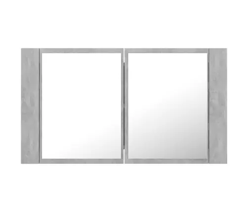 Led-Peeglikapp Betoonhall 80 X 12 X 45 cm Akrüül