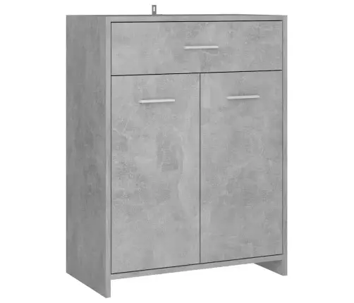 Vonios Kambario Spintelė, Betono, 60X33X80cm Apdirbta Mediena