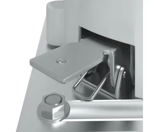 Varikatuse Postide Komplekt, Valge, 600 X 245 cm Raud