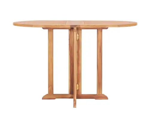 5-Daļīgs Dārza Mēbeļu Komplekts, Saliekams, Masīvs Tīkkoks Vidaxl