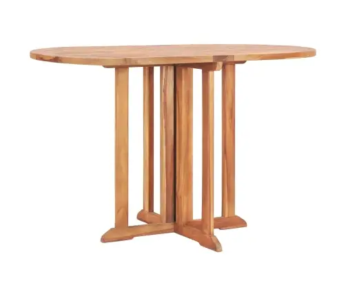 5-Daļīgs Dārza Mēbeļu Komplekts, Saliekams, Masīvs Tīkkoks Vidaxl