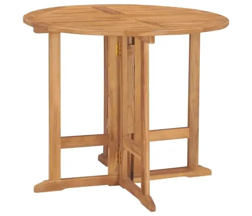 5-Daļīgs Dārza Mēbeļu Komplekts, Saliekams, Masīvs Tīkkoks Vidaxl