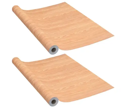 Durvju Līmplēves, 2 Gab., 210X90 Cm, Kļavas Koka Raksts, Pvc Vidaxl