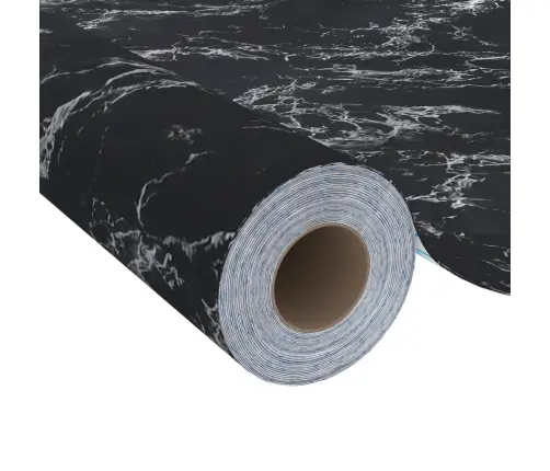 Mēbeļu Līmplēve, Melna, 500X90 Cm, Pvc Vidaxl