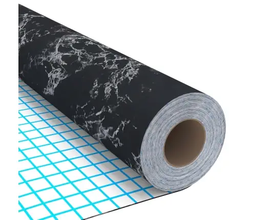 Mēbeļu Līmplēve, Melna, 500X90 Cm, Pvc Vidaxl