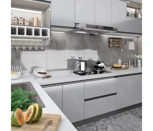 Lipni Plėvelė Baldams, Sidabrinė, 500X90cm Pvc, Blizgi