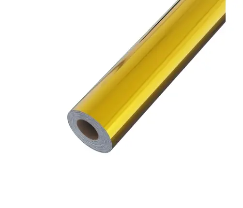 Iseliimuv Mööblikile, Kõrgläikega Kuldne, 500 X 90 cm Pvc