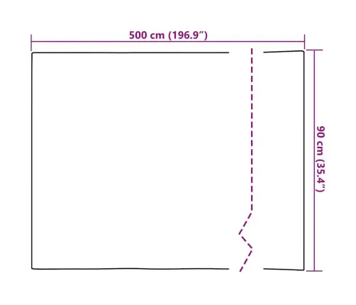 Iseliimuv Mööblikile, Kõrgläikega Kuldne, 500 X 90 cm Pvc