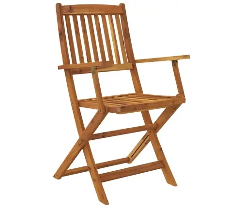 7-Daļīgs Dārza Mēbeļu Komplekts, Saliekams, Akācijas Masīvkoks Vidaxl