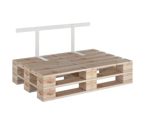 Palešu Dīvāna Atzveltne, 110 Cm, Balta, Dzelzs Vidaxl Palešu Dīvāna Atzveltne, 110 Cm, Balta, Dzelzs Vidaxl