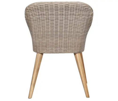 9-Osaline Aiamööblikomplekt, Polürotang, Pruun