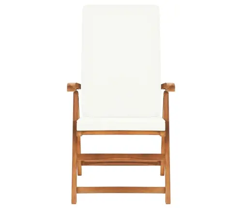 9-Daļīgs Dārza Mēbeļu Komplekts Ar Matračiem, Masīvs Tīkkoks Vidaxl