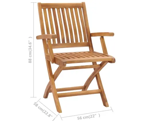 9-Daļīgs Dārza Mēbeļu Komplekts, Masīvs Tīkkoks Vidaxl