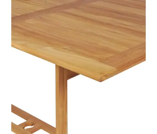 Sodo Valgomojo Baldų Komplektas, 7 Dalių, Tikmedžio Masyvas