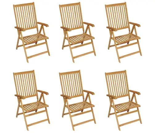 Sodo Valgomojo Baldų Komplektas, 7 Dalių, Tikmedžio Masyvas