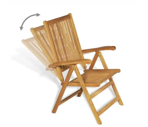 Sodo Valgomojo Baldų Komplektas, 7 Dalių, Tikmedžio Masyvas