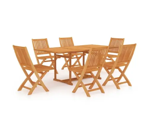 7-Daļīgs Dārza Mēbeļu Komplekts, Masīvs Tīkkoks Vidaxl