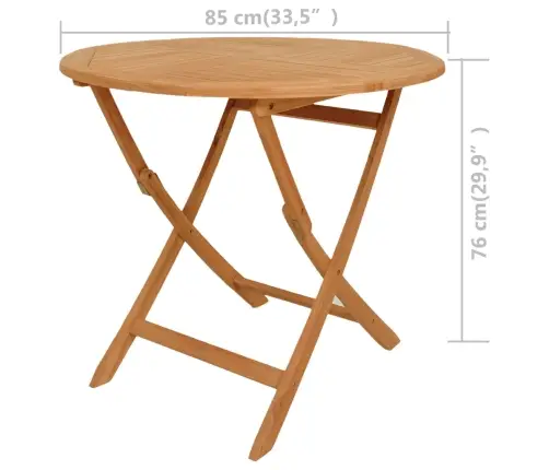 5-Daļīgs Dārza Mēbeļu Komplekts, Masīvs Tīkkoks Vidaxl