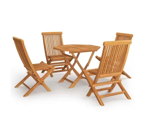 5-Daļīgs Dārza Mēbeļu Komplekts, Masīvs Tīkkoks Vidaxl