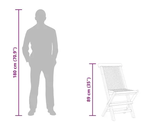 5-Daļīgs Dārza Mēbeļu Komplekts, Masīvs Tīkkoks Vidaxl