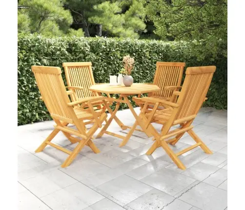 5-Osaline Aia Söögitoakomplekt, Tugevast Tiikpuust