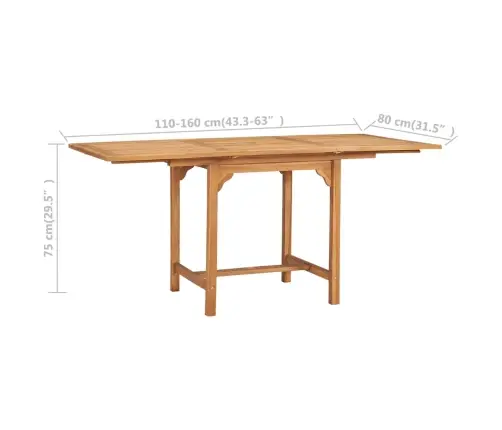 Sodo Valgomojo Baldų Komplektas, 5D., Tikmedžio Masyvas