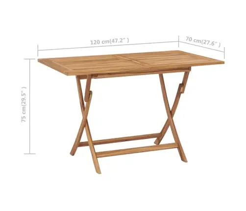 7-Daļīgs Dārza Mēbeļu Komplekts, Masīvs Tīkkoks Vidaxl