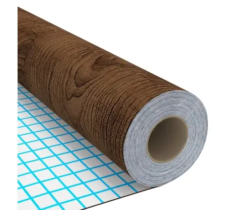 Durvju Līmplēves, 4 Gab., 210X90 Cm, Tumša Ozolkoka Krāsa, Pvc Vidaxl