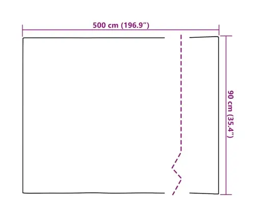 Iseliimuvad Mööblikiled, 2 Tk Hele Tamm, 500 X 90 cm Pvc