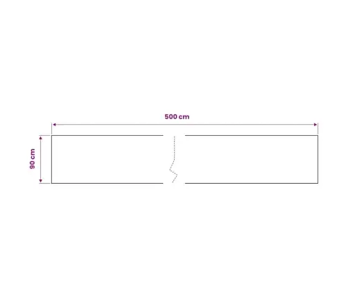 Mēbeļu Līmplēves, 2 Gab., Baltas, 500X90 Cm, Pvc Vidaxl