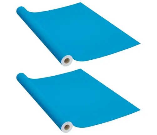 Mēbeļu Līmplēves, 2 Gab., Debeszilas, 500X90 Cm, Pvc Vidaxl