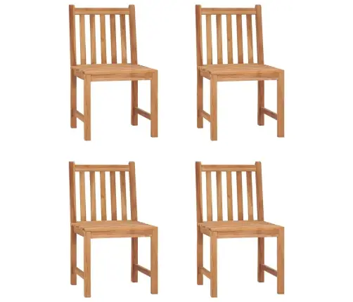 5-Daļīgs Dārza Mēbeļu Komplekts, 80X80 Cm, Masīvs Tīkkoks Vidaxl