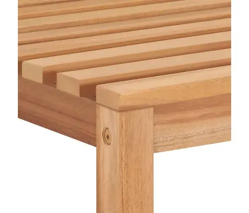 5-Daļīgs Dārza Mēbeļu Komplekts, 80X80 Cm, Masīvs Tīkkoks Vidaxl