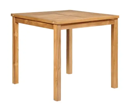 5-Daļīgs Dārza Mēbeļu Komplekts, 80X80 Cm, Masīvs Tīkkoks Vidaxl