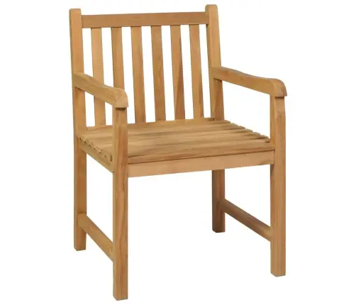 3-Daļīgs Dārza Mēbeļu Komplekts, 80X80 Cm, Masīvs Tīkkoks Vidaxl