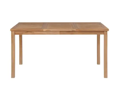 7 Dalių Sodo Valgomojo Baldų Komplektas, 150X90 cm Tikmedžio Masyvas