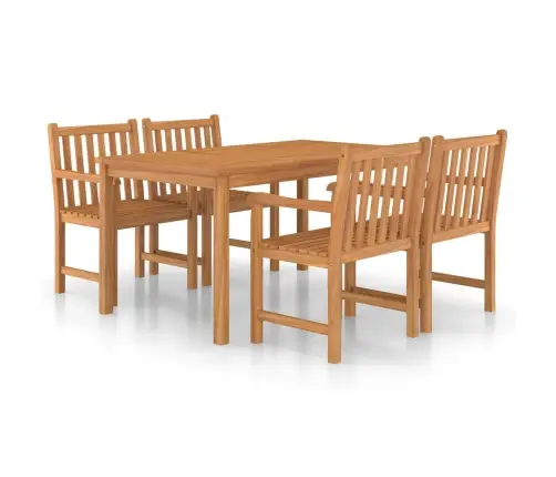 5-Osaline Aiasöögikomplekt, 150 X 90 cm Täispuit