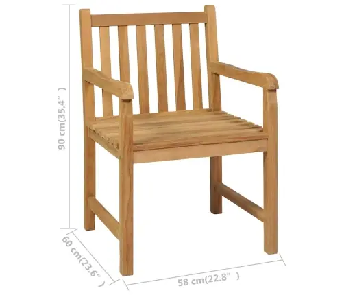 7-Osaline Aiasöögikomplekt, 180 X 90 cm Täispuit