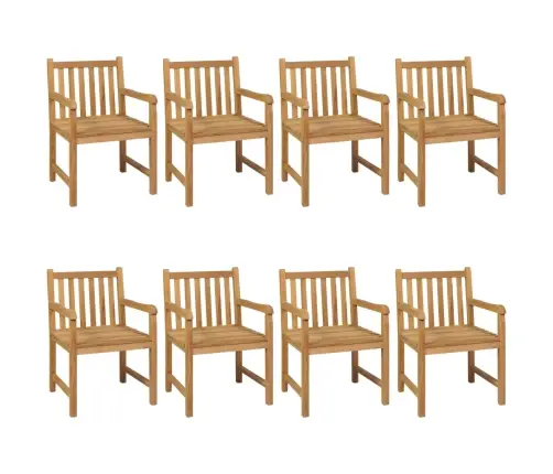 9-Daļīgs Dārza Mēbeļu Komplekts, 200X100 Cm, Masīvs Tīkkoks Vidaxl