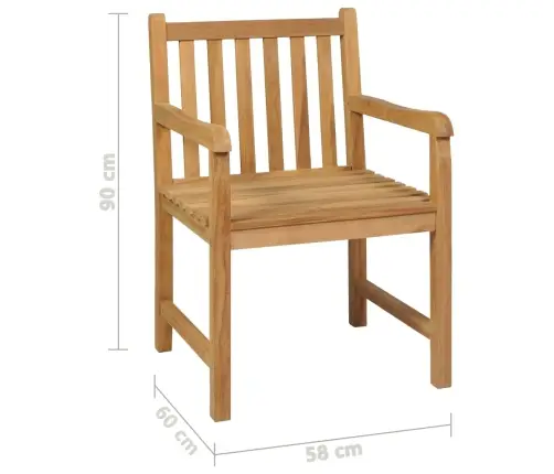 9-Daļīgs Dārza Mēbeļu Komplekts, 200X100 Cm, Masīvs Tīkkoks Vidaxl