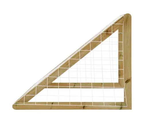 Jalgpallivärav Võrguga, 160X80X100 cm Männipuit