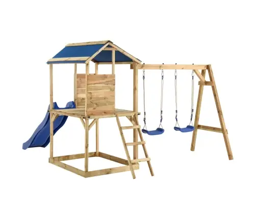 Āra Rotaļu Laukums, Impregnēts Priedes Koks Vidaxl