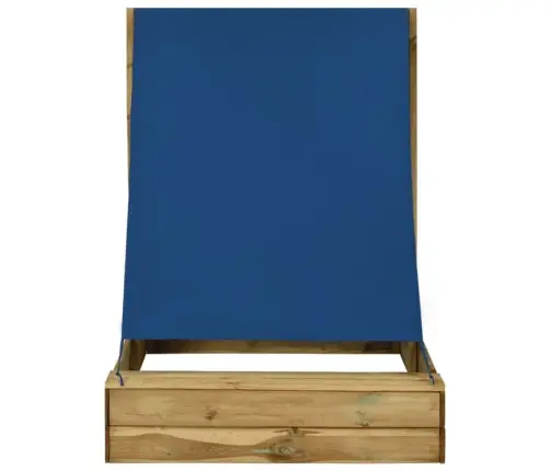 Smilšu Kaste Ar Jumtu, 160X100X133 Cm, Impregnēts Priedes Koks Vidaxl