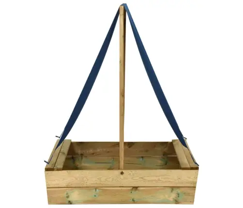 Smilšu Kaste Ar Jumtu, 80X60X97,5 Cm, Impregnēts Priedes Koks Vidaxl