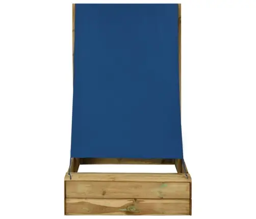 Smilšu Kaste Ar Jumtu, 80X60X97,5 Cm, Impregnēts Priedes Koks Vidaxl