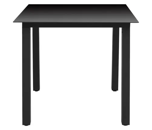 5-Daļīgs Dārza Mēbeļu Komplekts, Melns Vidaxl